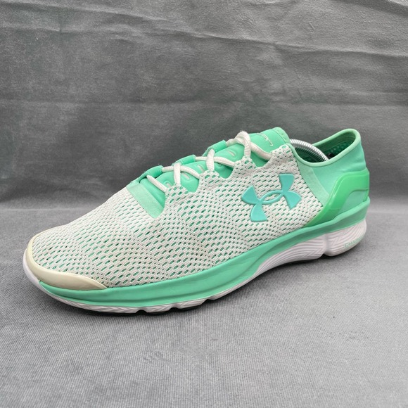 Under Armour Women’s Speedform Apollo Running Shoes Sz 9 Green - Picture 3 of 9